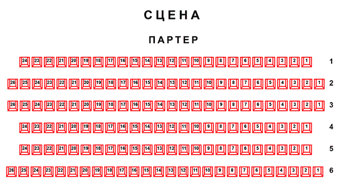 Схема Чердака театра Сатиры